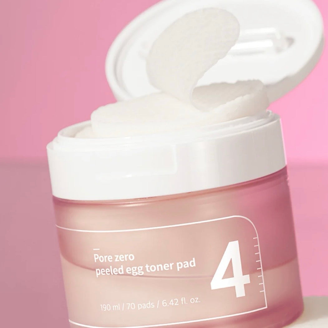 Numbuzin - No.4 Pore Zero Peeled Egg Toner Pads