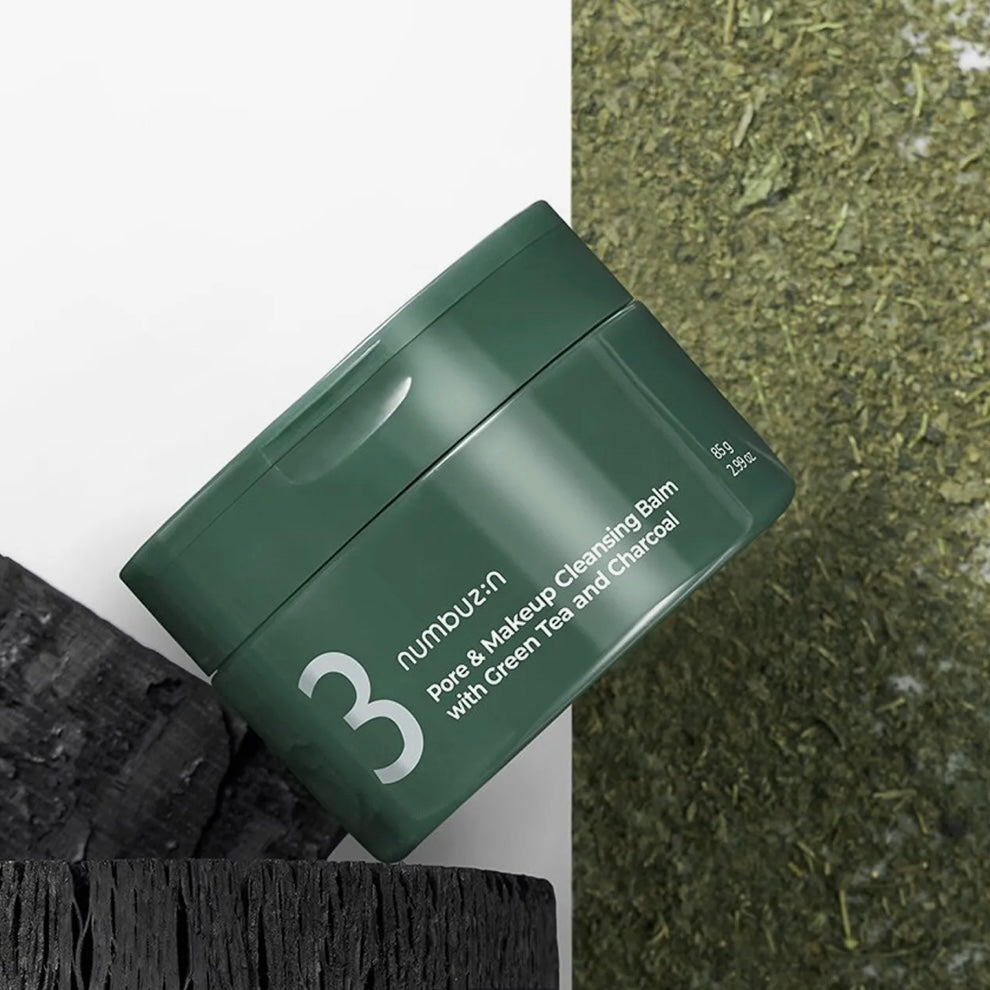 numbuzin - No. 3 Pore & Makeup Cleansing Balm with Green Tea and Charcoal
