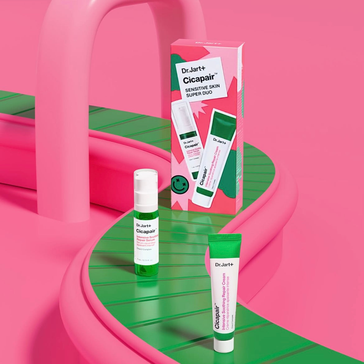 dr jart - cicapair sensitive skin duo