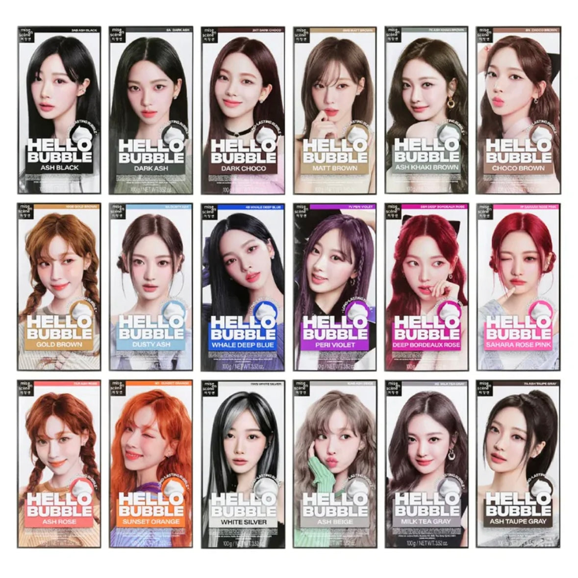 Mise En Scene - hello bubble hair dye