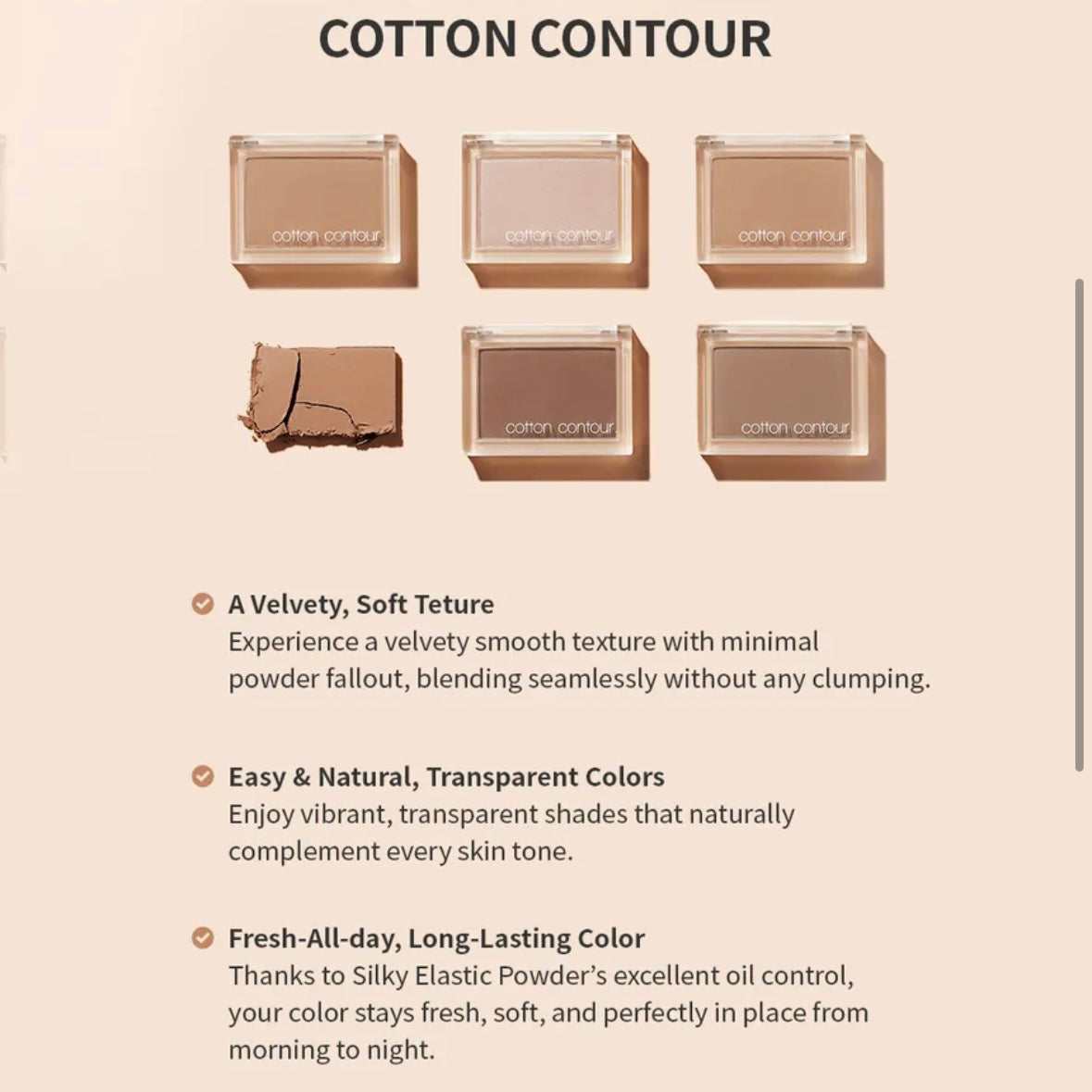 missha - cotton contour